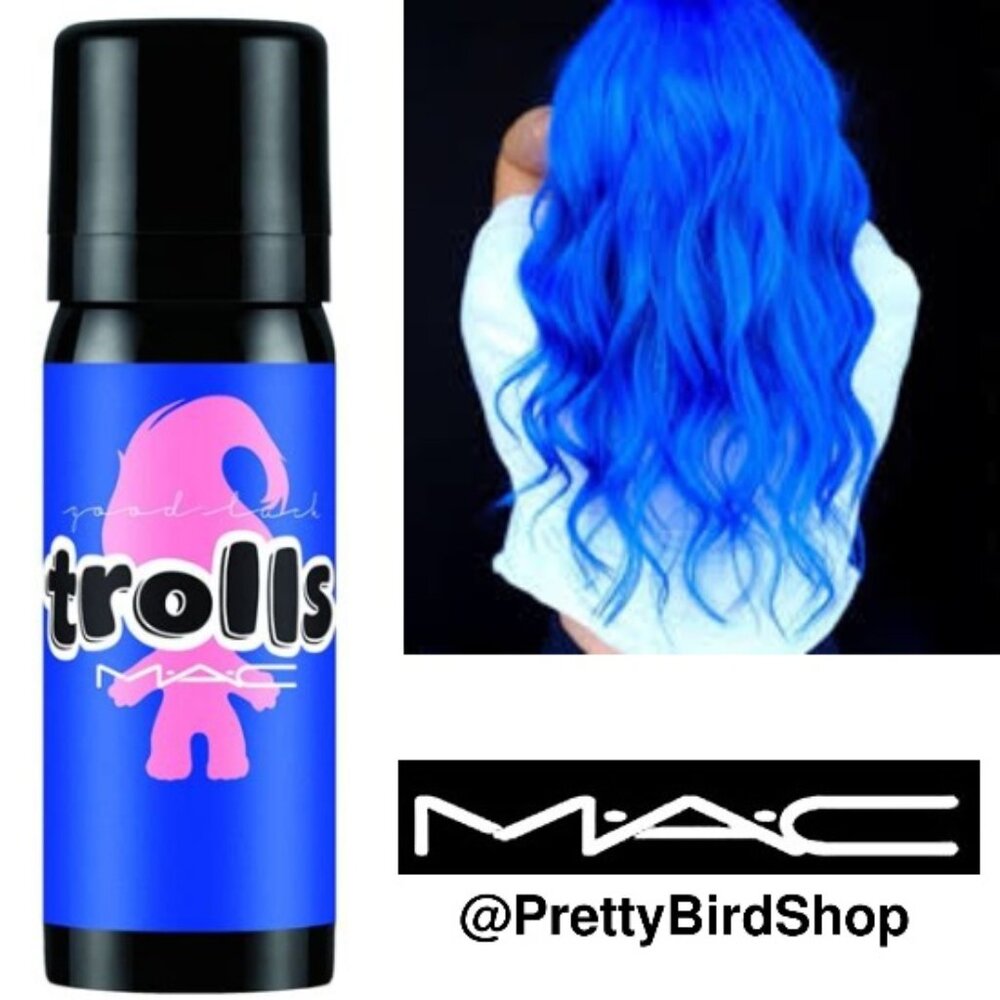 MAC TEASE AND THANK YOU Hair spray Halloween color NIB Limited Edition last one!